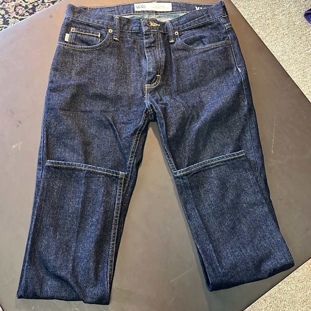 Vans off the wall V 16 slim straight leg jeans denim 32 x 30